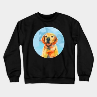 Man's Best Friend, Labrador Illustration Crewneck Sweatshirt